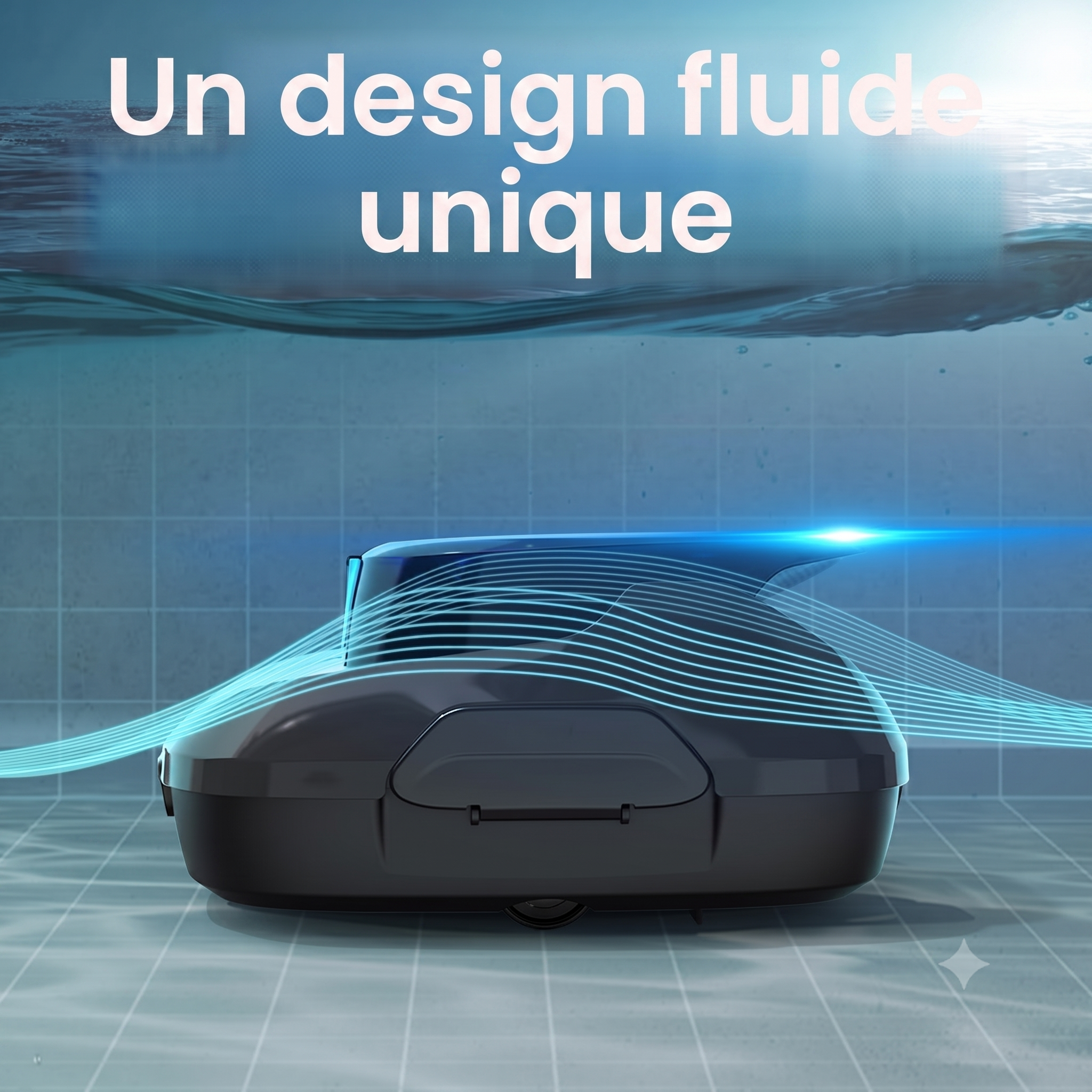 AIPER Scuba – Robot de piscine sans fil | 90 min d'autonomie | Jusqu'à 80 m²