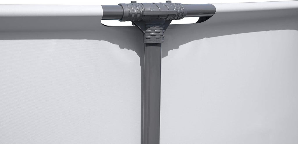 Bestway Steel PRO Max - Piscina Fuoriterra con Pompa Filtro Ø 427 x 84 cm
