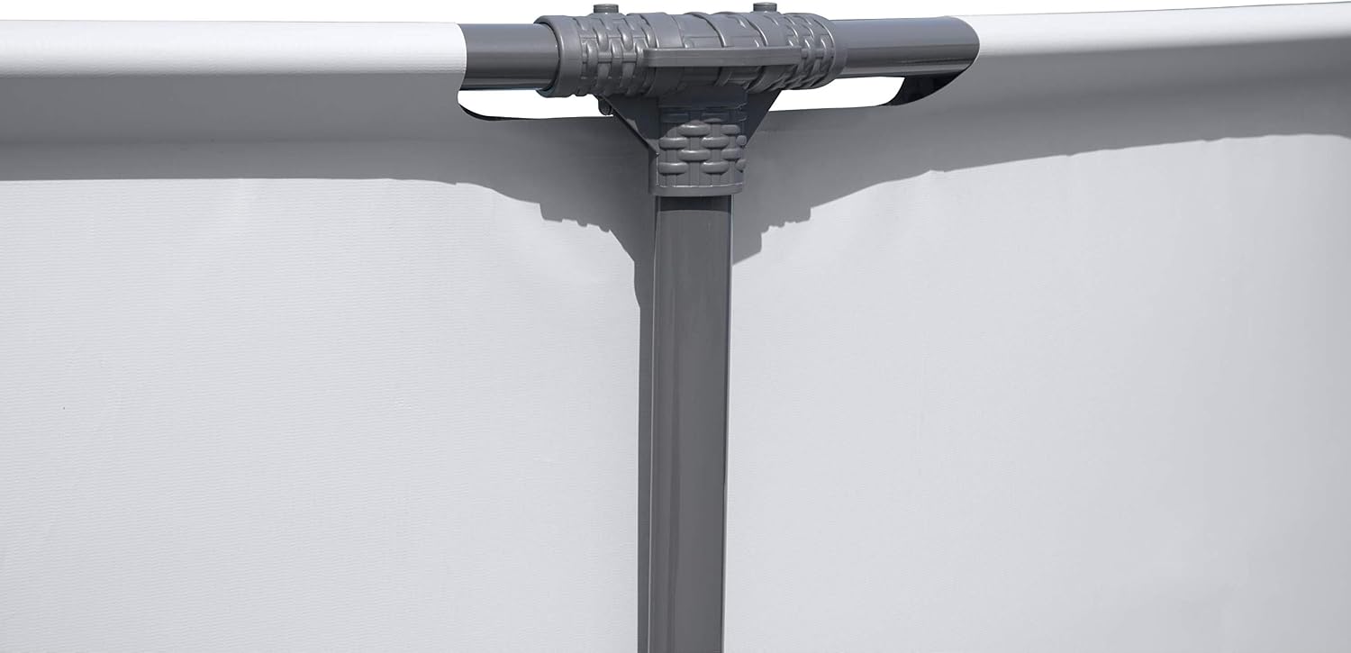 Bestway Steel PRO Max - Piscina Fuoriterra con Pompa Filtro Ø 427 x 84 cm