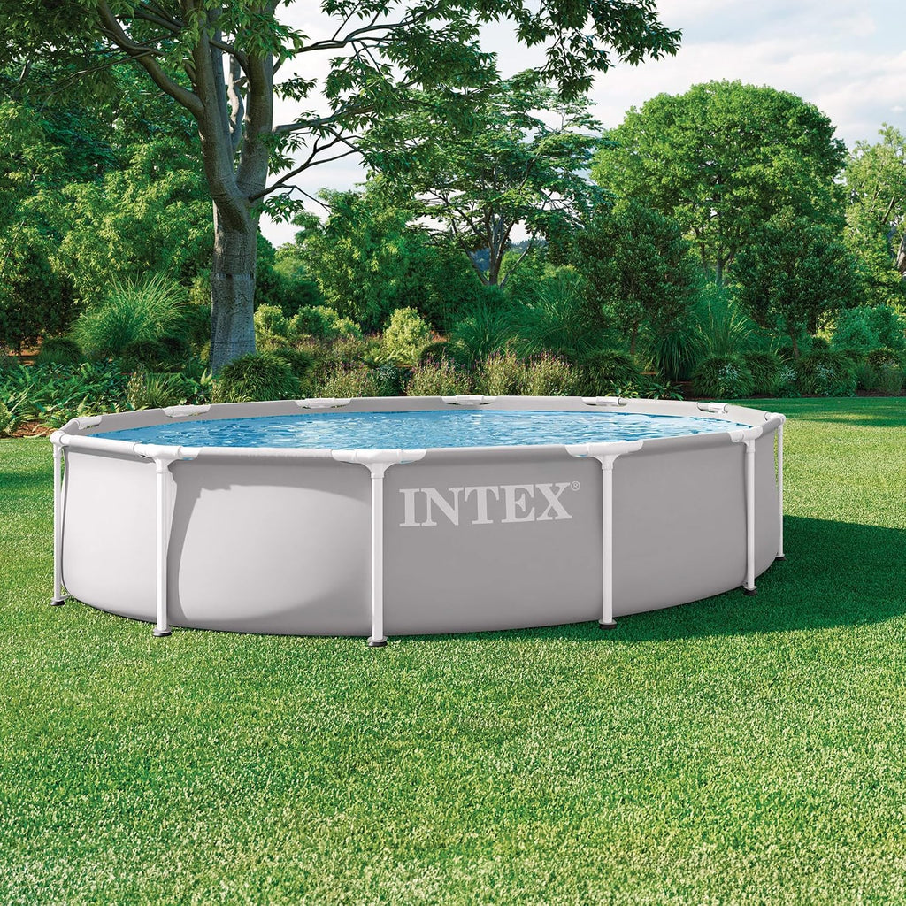 Intex Prism Frame Premium 3,66 m x 76 cm – Piscina Fuoriterra con Pompa Filtro
