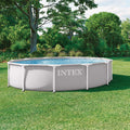 Intex Prism Frame Premium 3,66 m x 76 cm – Piscina Fuoriterra con Pompa Filtro