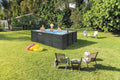 Intex 26396NP Piscina Graphite Gray Panel Rettangolare 400x300x124 cm con Pompa a Sabbia