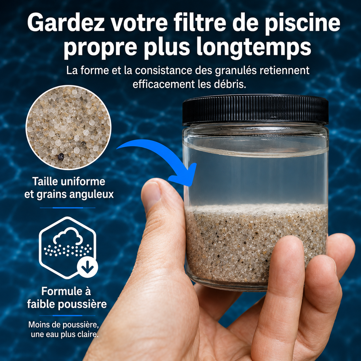 Ultra XTR 26325EH – Piscine hors-sol ronde 488 × 122 cm avec pompe de filtration à sable et 22,7 kg de sable filtrant premium OptiFlow.