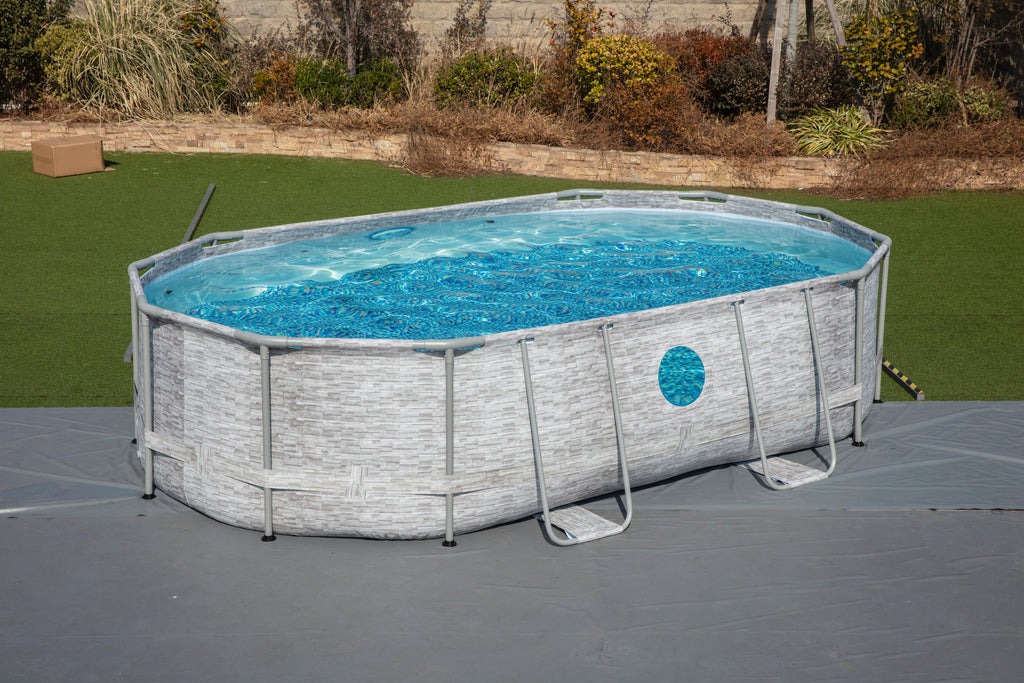Piscina fuori terra tubolare Bestway Swimvista - 4.88 x 3.05 x 1.07 m